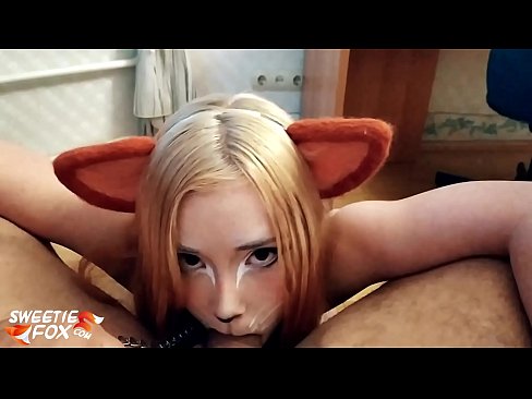 ❤️ Кицунэ глытае член і канчае ў рот ️❌ Рускае порна у нас ☑